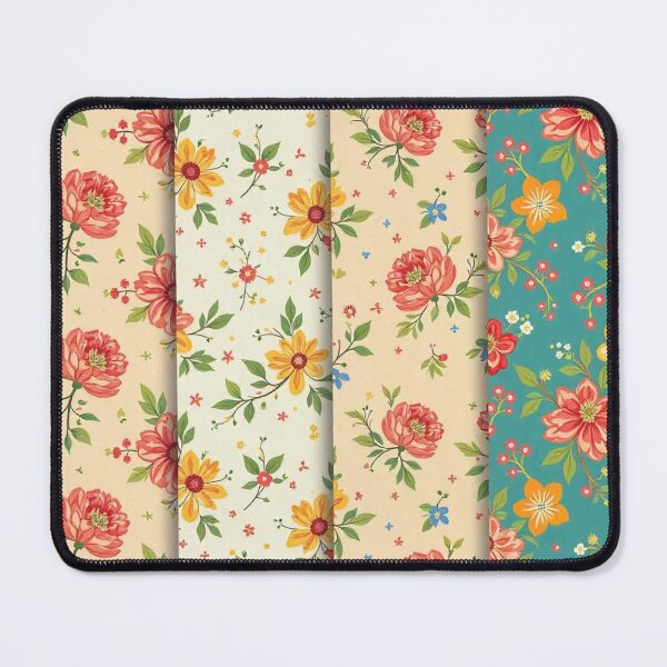 Item preview, Vintage Floral Delight: Retro Seamless Patterns designed and sold by hjian8219.