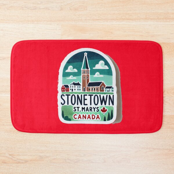 Item preview, Stonetown St. Marys Canada Minimalist Watercolor Sticker, designed and sold by PaintMeWorld.