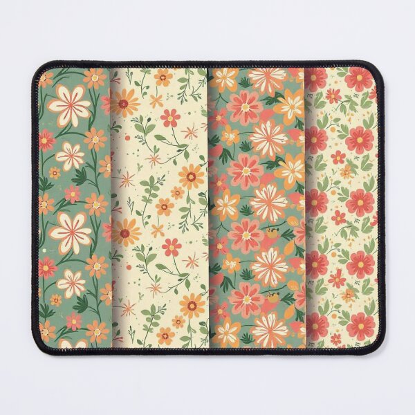 Item preview, Vintage Floral Delight: Retro Seamless Patterns designed and sold by hjian8219.
