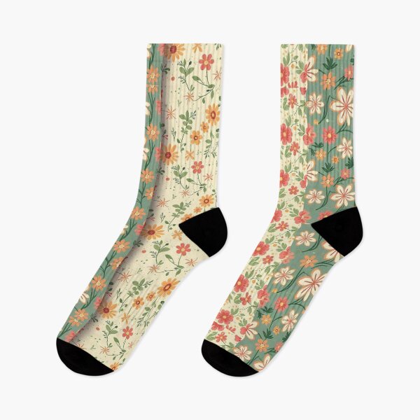 Item preview, Vintage Floral Delight: Retro Seamless Patterns designed and sold by hjian8219.