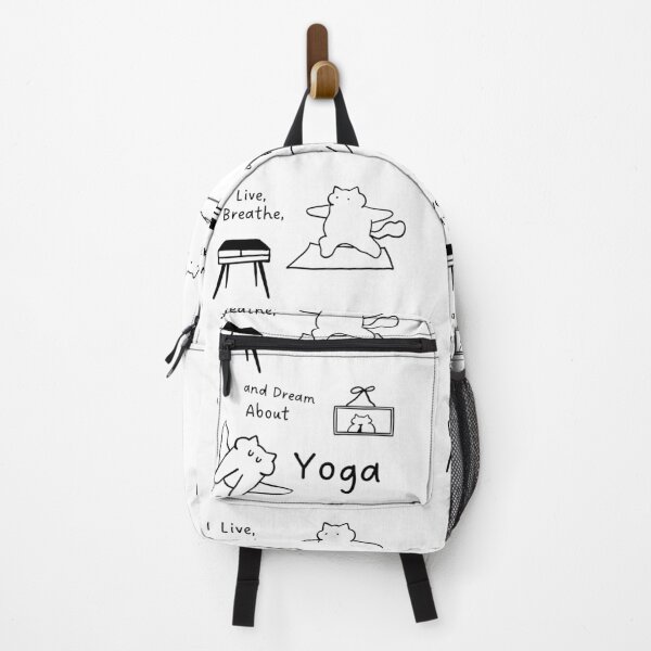 Item preview, "I Live, Breathe, and Dream Yoga" | Yoga Cat Illustration designed and sold by RM-Journey.