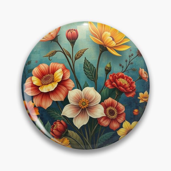 Item preview, Vintage Floral Delight: Retro Seamless Patterns designed and sold by hjian8219.