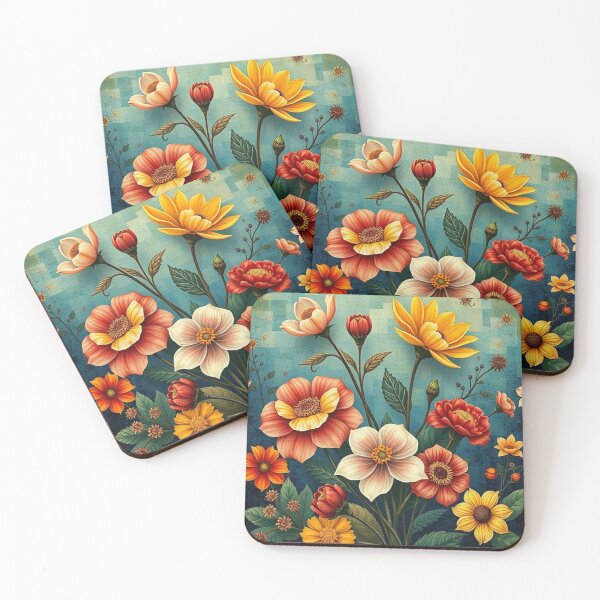 Item preview, Vintage Floral Delight: Retro Seamless Patterns designed and sold by hjian8219.