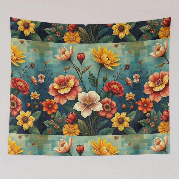 Item preview, Vintage Floral Delight: Retro Seamless Patterns designed and sold by hjian8219.