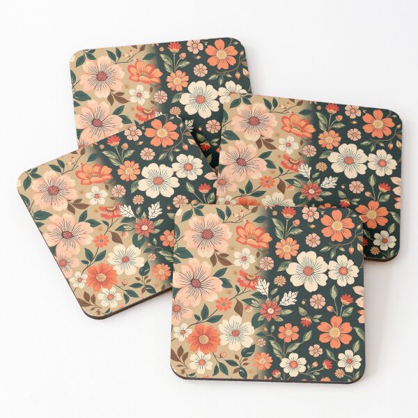 Item preview, Vintage Floral Delight: Retro Seamless Patterns designed and sold by hjian8219.