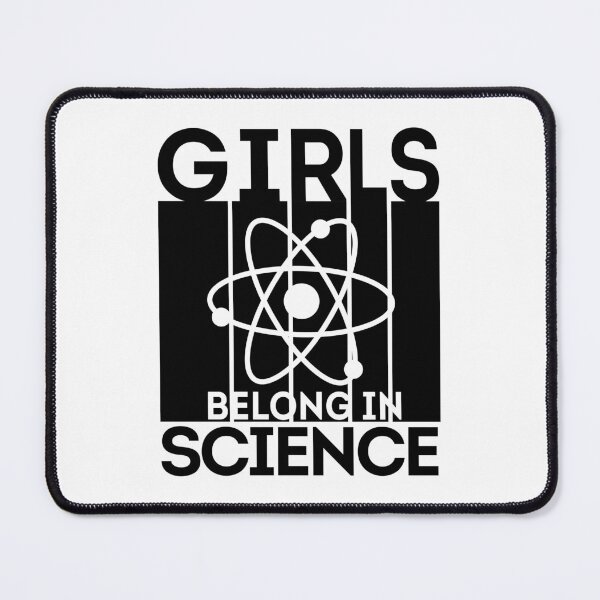 Item preview, Girls Belong in Science - STEM & Feminist Empowerment designed and sold by ScienceCorner.