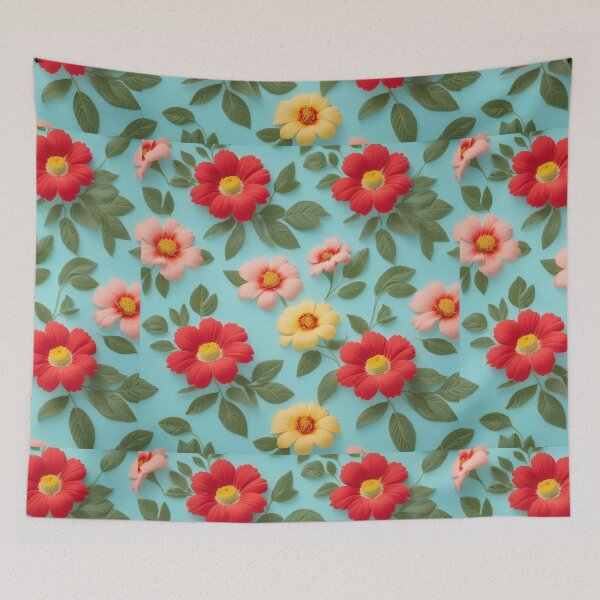 Item preview, Vintage Floral Delight: Retro Seamless Patterns designed and sold by hjian8219.