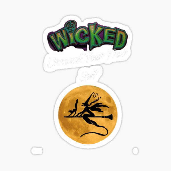 Wicked Broadway 2025 Elphaba costume Sticker