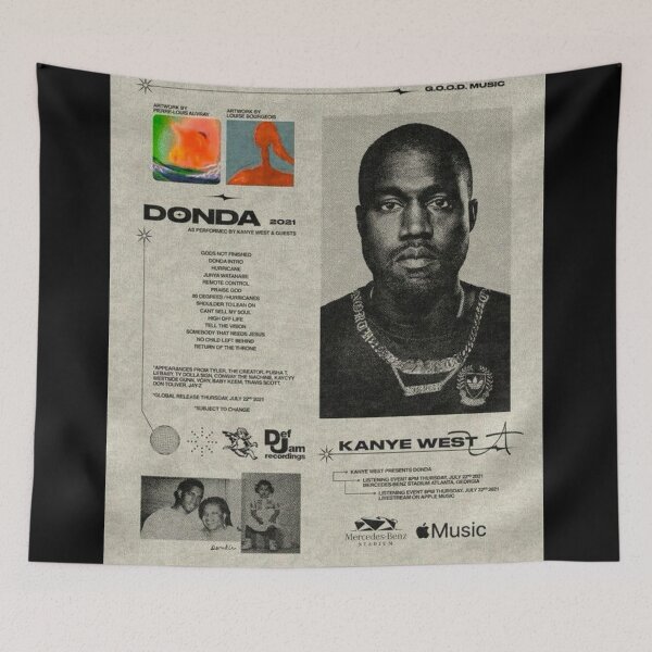 Item preview, Kanye donda art designed and sold by BubbleStreet.