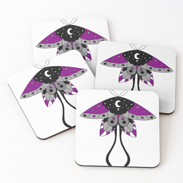 Item preview, Ace Pride Moth designed and sold by MothInABath.