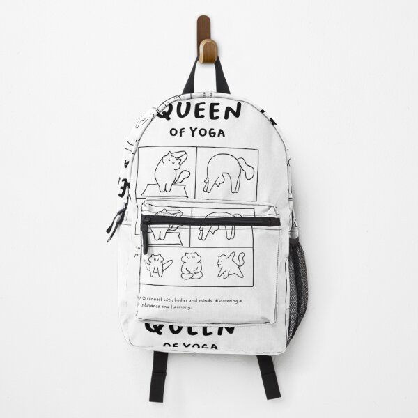 Item preview, "Queen of Yoga" | Yoga Cat Illustration designed and sold by RM-Journey.