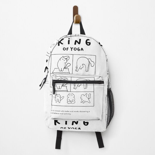 Item preview, “King of Yoga" | Yoga Cat Illustration designed and sold by RM-Journey.