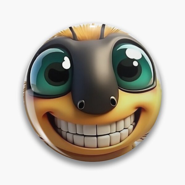 Item preview, Cute Happy Bee Art Print designed and sold by Casanova7000.
