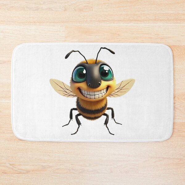 Item preview, Cute Happy Bee Art Print designed and sold by Casanova7000.