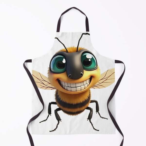 Item preview, Cute Happy Bee Art Print designed and sold by Casanova7000.