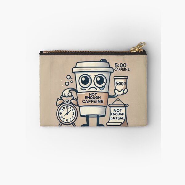 Item preview, Morning Coffee Struggle - Funny Caffeine Art designed and sold by Estamp-you.