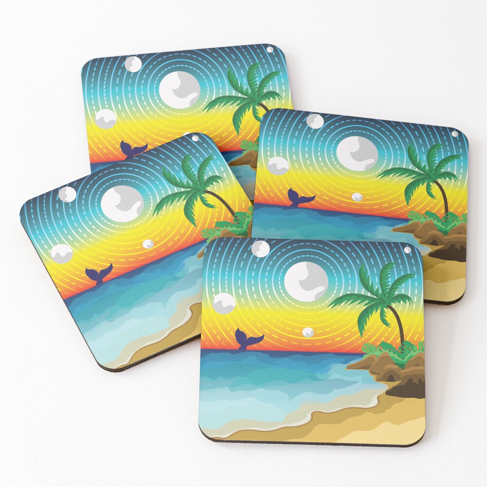 Item preview, Coasters (Set of 4) designed and sold by LunariaDesigns.