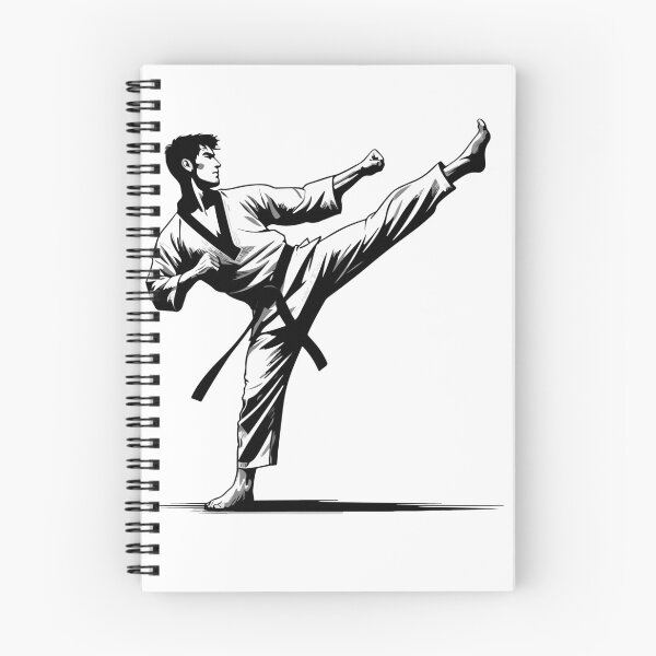 Item preview, taekwon-do man in kimono designed and sold by DuskTillDown.
