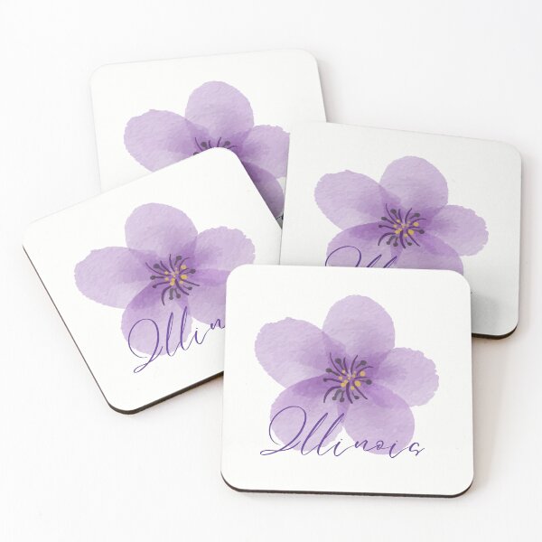 Artikelvorschau, Illinois State Flower Violet Klassisches T-Shirt Aufkleber entworfen und verkauft von ThinkNature!.