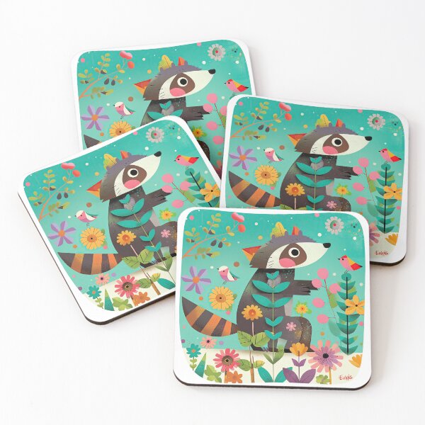 Item preview, Giggle Garden - Raccoon Romp designed and sold by EvansCreative.