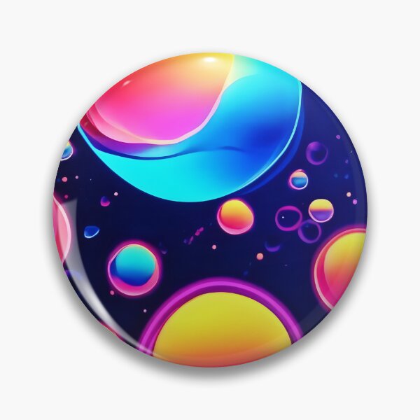 Item preview, Neon Bubble Universe designed and sold by Health And Fitness Posts e-Store.