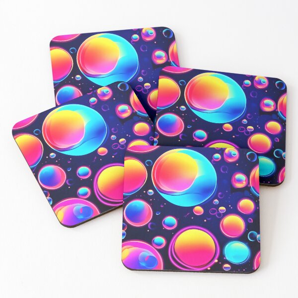Item preview, Neon Bubble Universe designed and sold by Health And Fitness Posts e-Store.