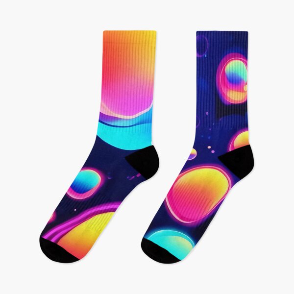 Item preview, Universo de burbujas de neón designed and sold by Health And Fitness Posts e-Store.