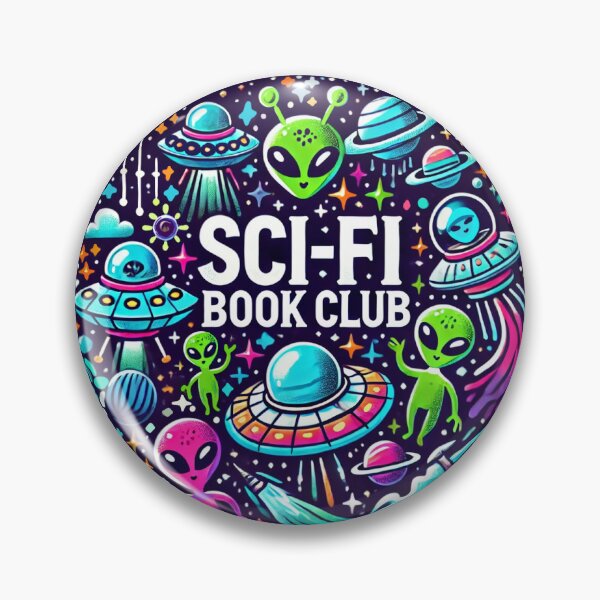Item preview, Alien Sci-Fi Book Club | Fun Extraterrestrial Space Design designed and sold by MindFulStudios.
