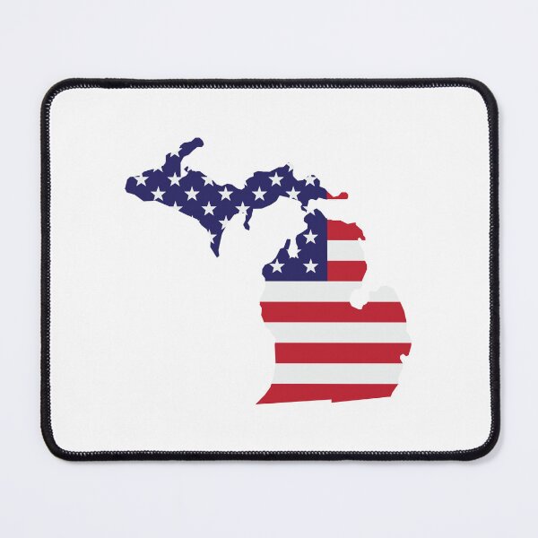 Item preview, Red White Blue Michigan USA Mitten Logo designed and sold by Theriddler1.