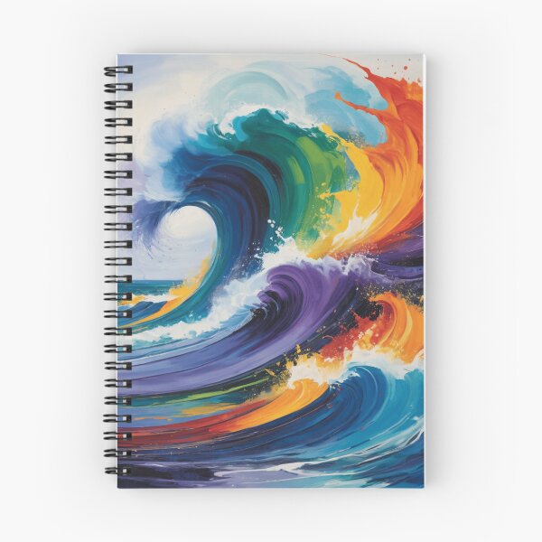 Item preview, Rainbow Wave Explosion designed and sold by EDigitalStore.