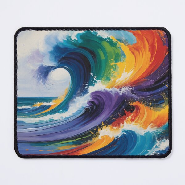 Item preview, Rainbow Wave Explosion designed and sold by EDigitalStore.
