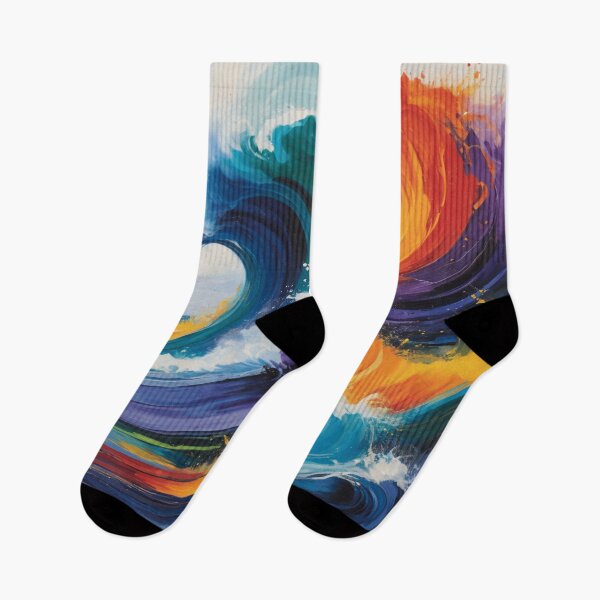 Item preview, Rainbow Wave Explosion designed and sold by EDigitalStore.