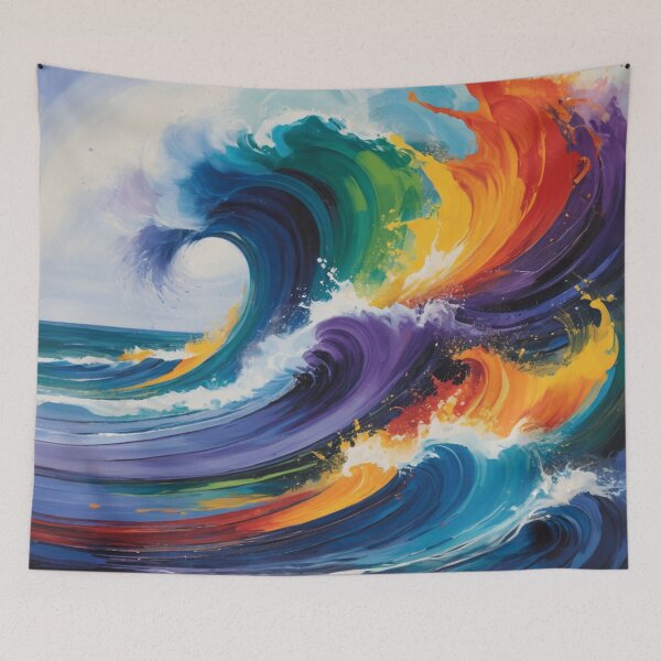 Item preview, Rainbow Wave Explosion designed and sold by EDigitalStore.