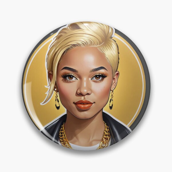 Item preview, Confident blonde chick artist sticker! designed and sold by Cookbeat.