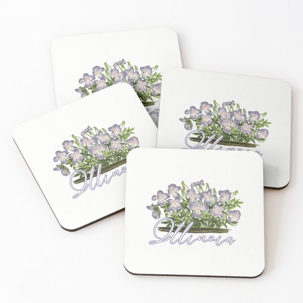 Artikelvorschau, Illinois State Flower Violet Klassisches T-Shirt Aufkleber entworfen und verkauft von ThinkNature!.