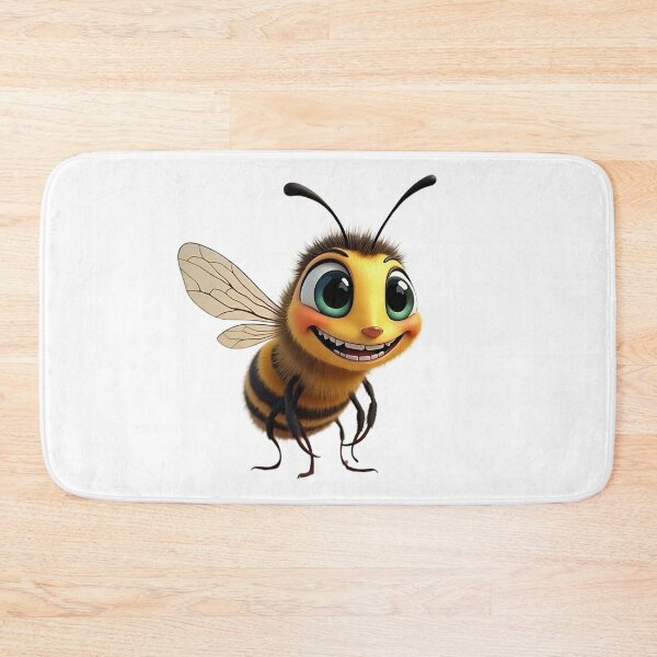 Item preview, Cute Happy Bee Art Print designed and sold by Casanova7000.