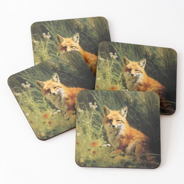 Item preview, Red Fox in the Grass designed and sold by patternplaten.