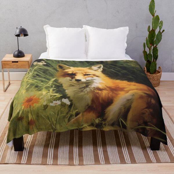 Item preview, Red Fox in the Grass designed and sold by patternplaten.