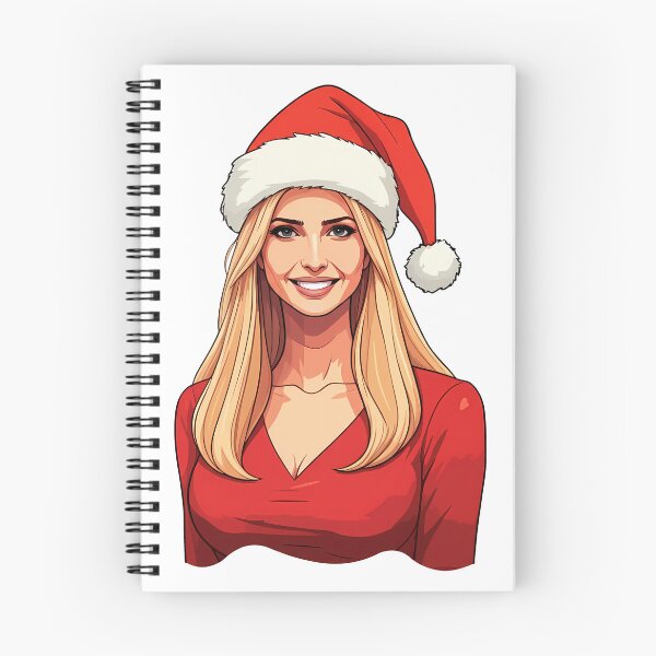 Item preview, Ivanka Trump Wearing Santa Claus Christmas Hat designed and sold by deelitt.