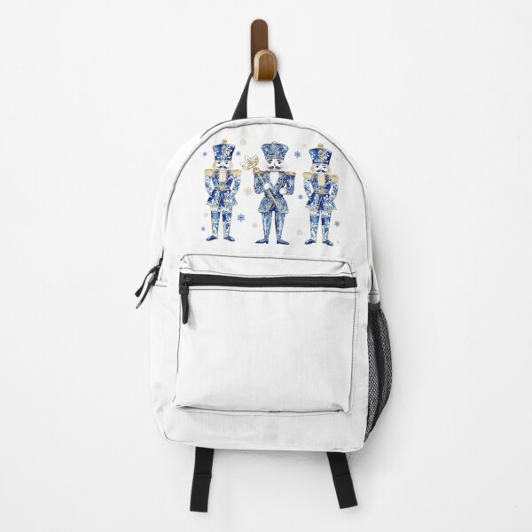 Item preview, Chinoiserie Christmas Nutcracker Ballet Blue Vintage Preppy Toile designed and sold by StudioBlack.