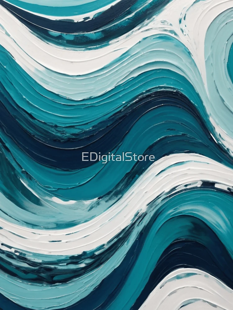 Thumbnail 4 of 4, iPhone Case, Oceanic Color Flow designed and sold by EDigitalStore.
