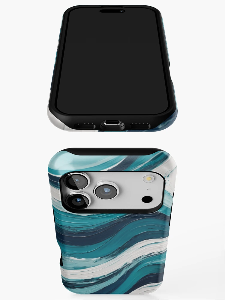 Thumbnail 3 of 4, iPhone Case, Oceanic Color Flow designed and sold by EDigitalStore.