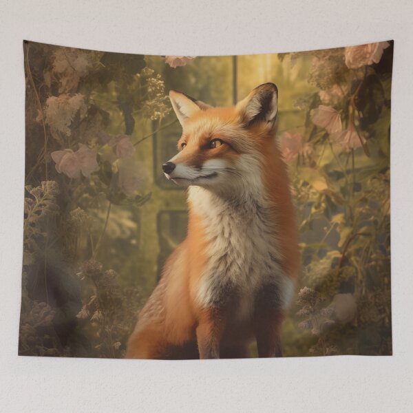 Item preview, Victorian Style Fox Art designed and sold by patternplaten.