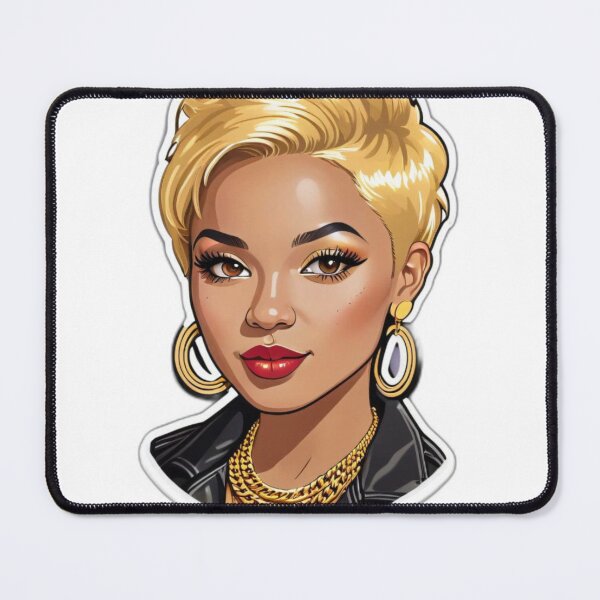 Item preview, Stylish blonde chick rockstar sticker! designed and sold by Cookbeat.