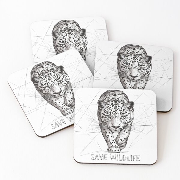 Item preview, Save WildLife Leopard designed and sold by WickerStudio.