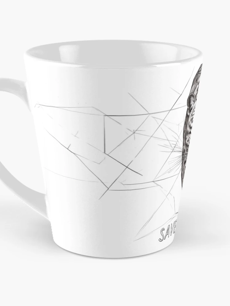 Thumbnail 3 of 4, Coffee Mug, Save WildLife Leopard designed and sold by WickerStudio.