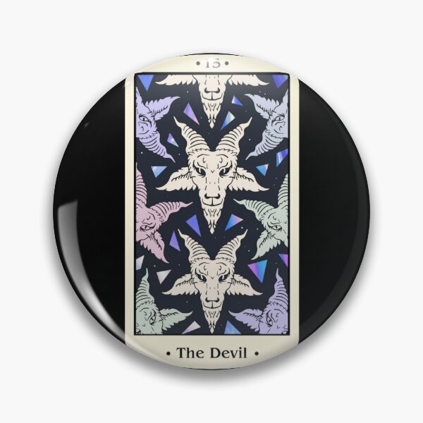 Item preview, Tarot card - 15 the devil designed and sold by Mara's designs.