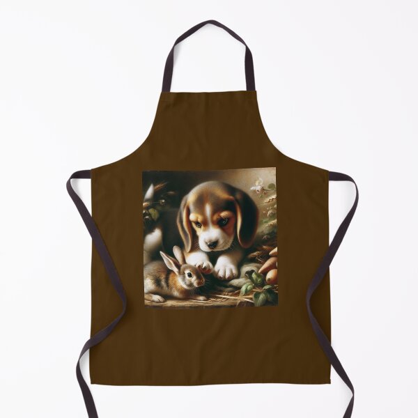 Item preview, "Innocent Companions: Puppy and Rabbit Friendship" designed and sold by mustardseed-410.