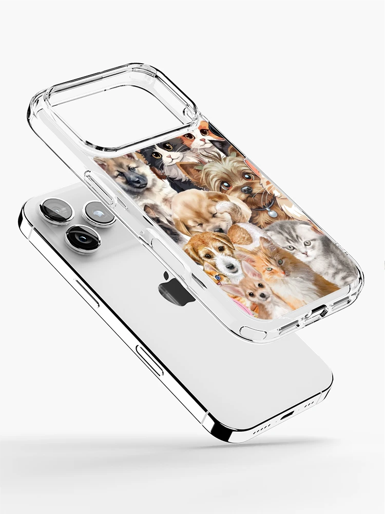 Thumbnail 2 of 5, iPhone Case, Furry Friends designed and sold by JOBASART.