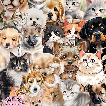 Artwork thumbnail, Furry Friends by JOBASART